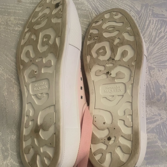 Alexander Mq Queen oversized low top sneakers pink - Picture 4 of 6